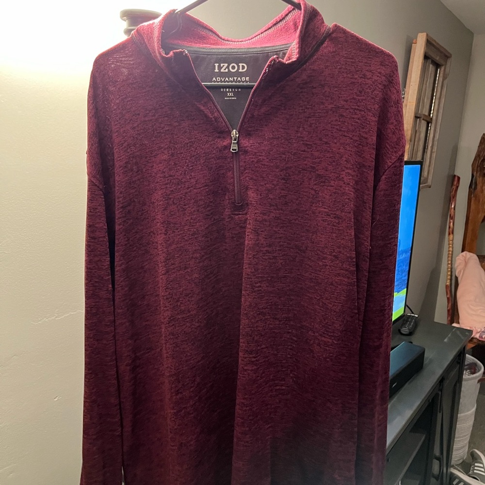 Izod golf quarter zip new